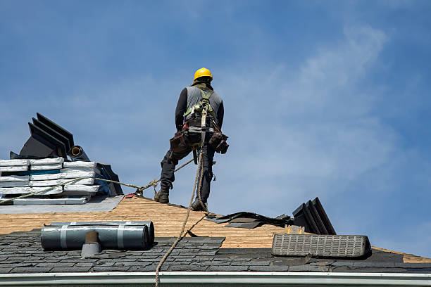 Professional Flat Roof Repair technician working in Oklahoma, OK